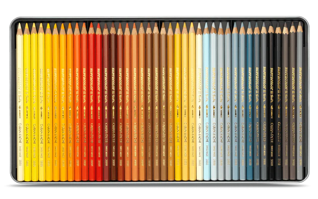 Caran D'ache Supracolour Soft Aquarelle Colour Pencils Set Of 120 - Image 4