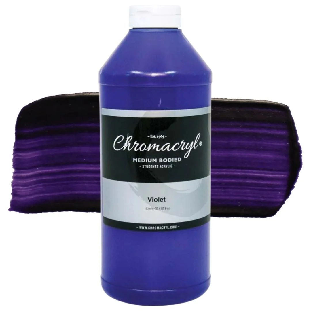 Chromacryl Students' Acrylic Paints 1 Litre - Image 25