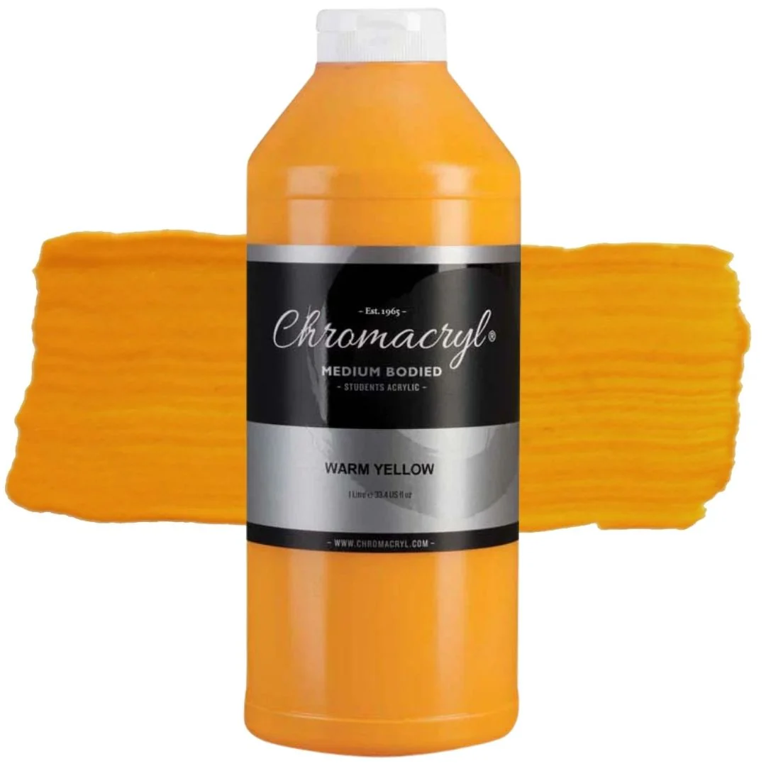 Chromacryl Students' Acrylic Paints 1 Litre - Image 28