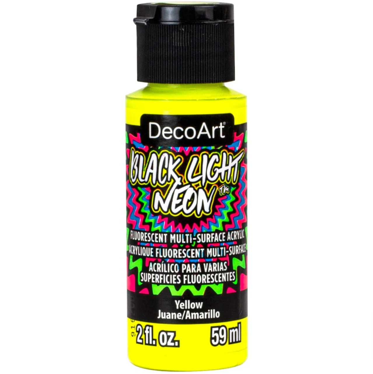 Decoart Black Light Neon Paints 2oz - Image 6