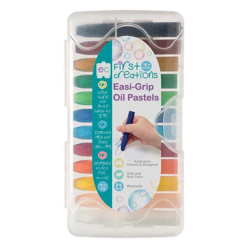 EC Washable Easi Grip Oil Pastels - Image 3