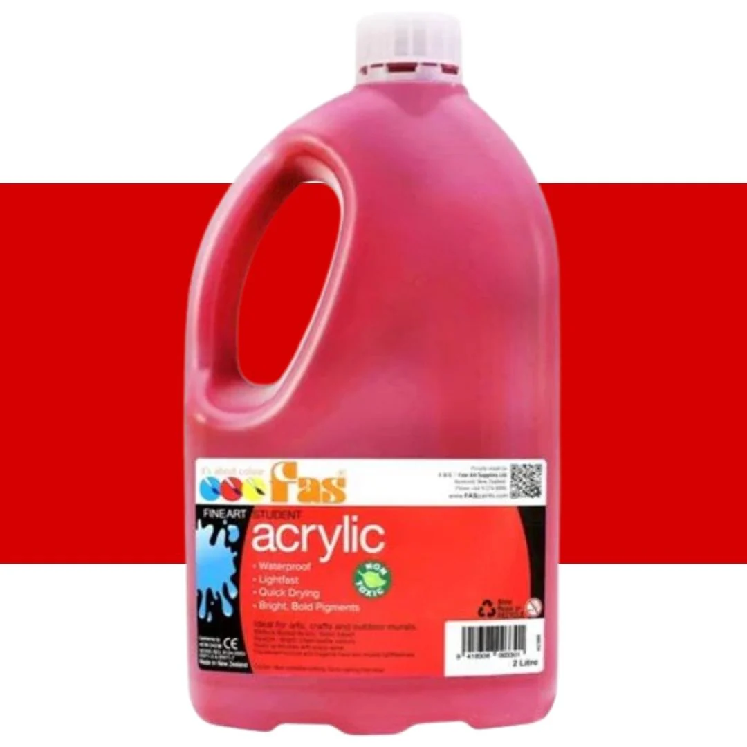 Fas Student Acrylic Paints 2 Litre - Image 21