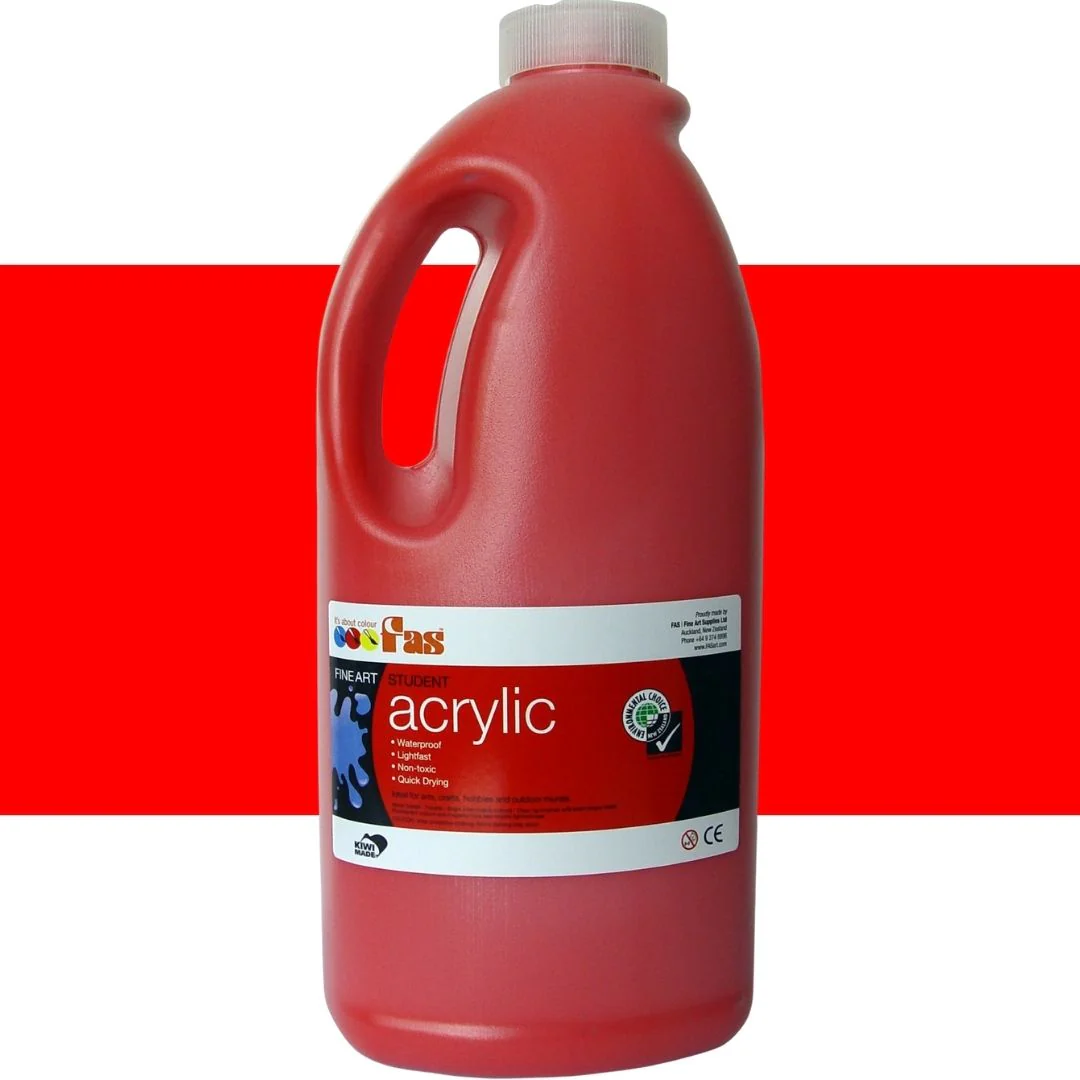 Fas Student Acrylic Paints 2 Litre - Image 7