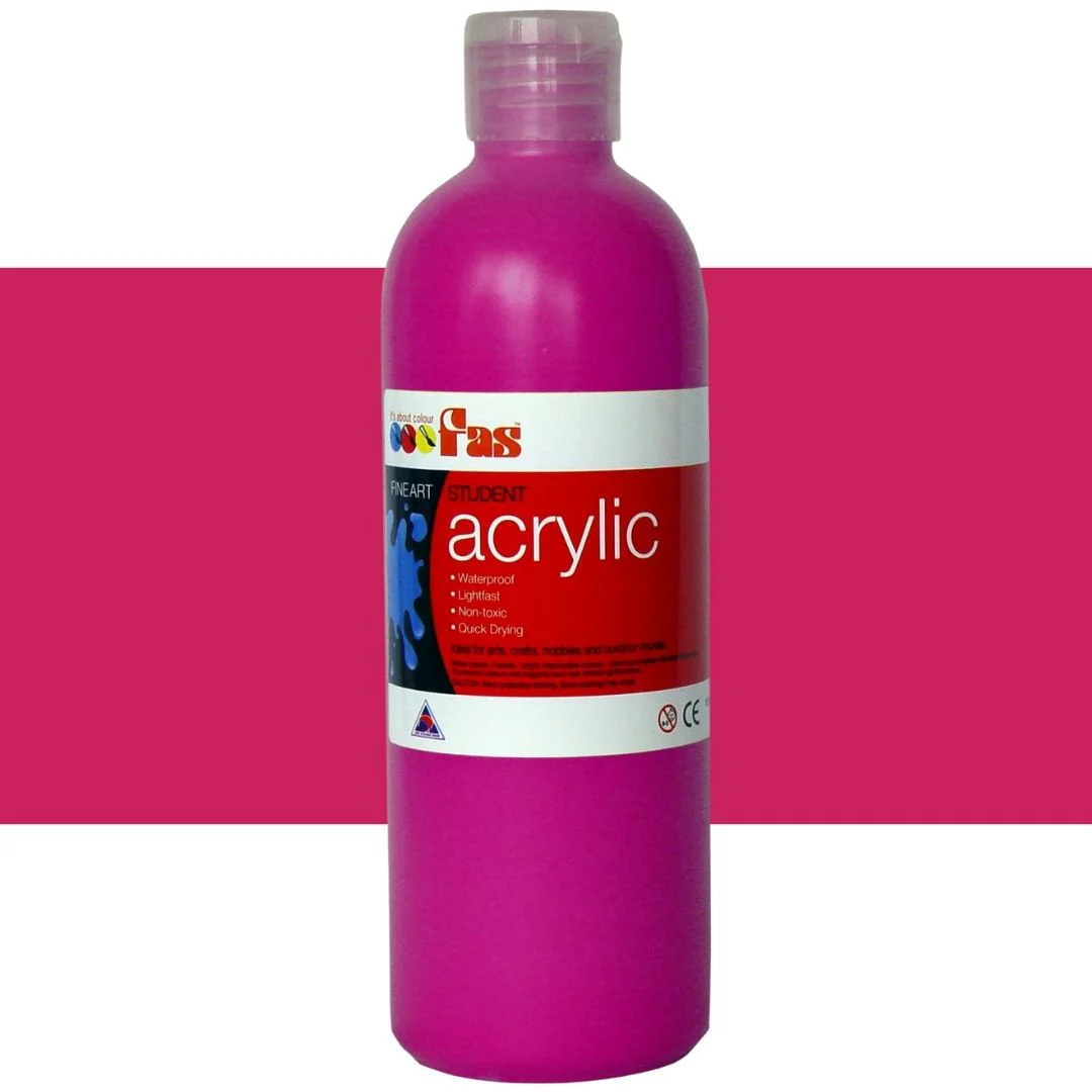 Fas Student Acrylic Paint 500ml - Image 15