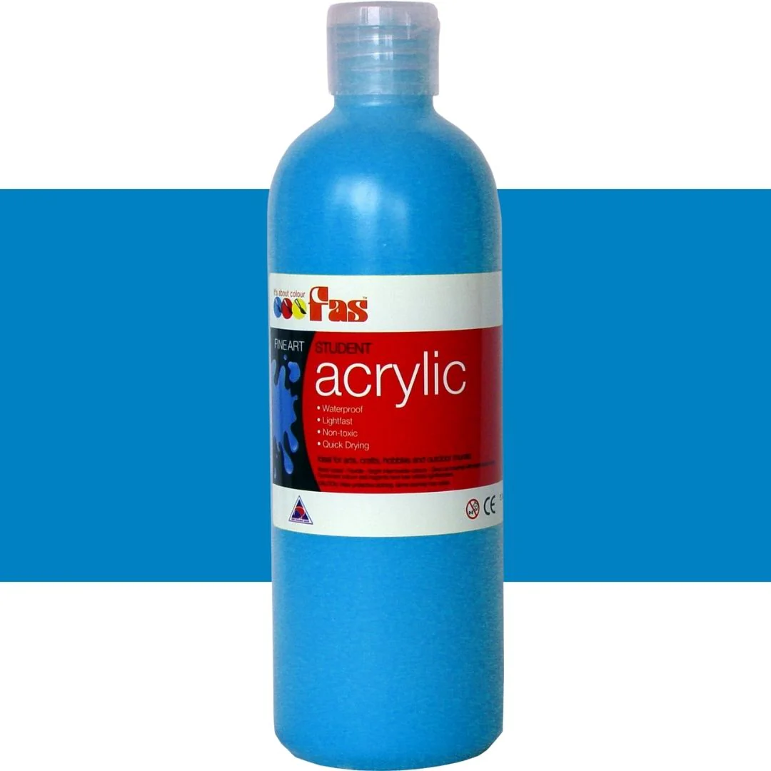 Fas Student Acrylic Paint 500ml - Image 4