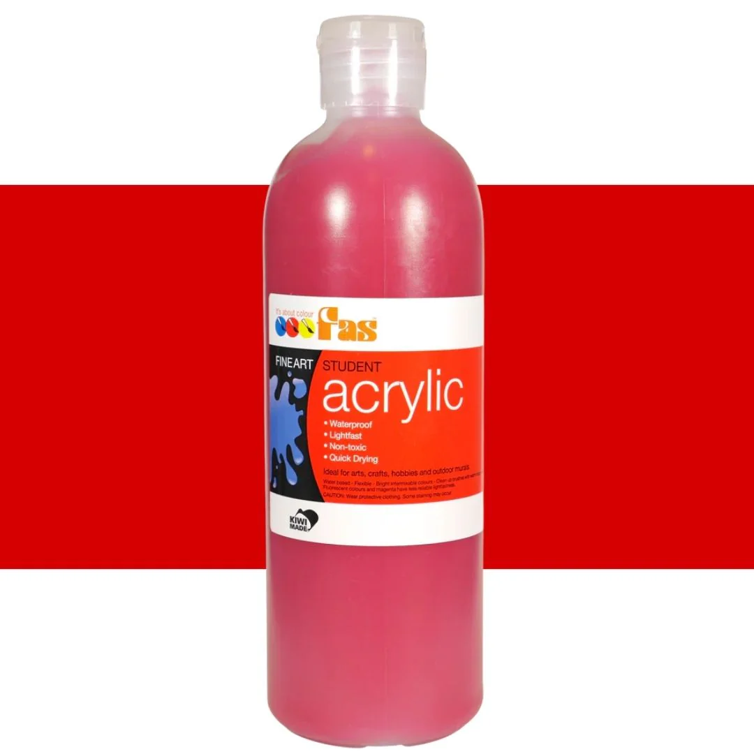 Fas Student Acrylic Paint 500ml - Image 6