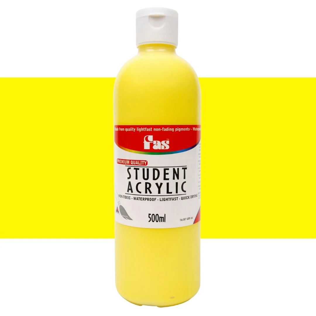 Fas Student Acrylic Paint 500ml - Image 7