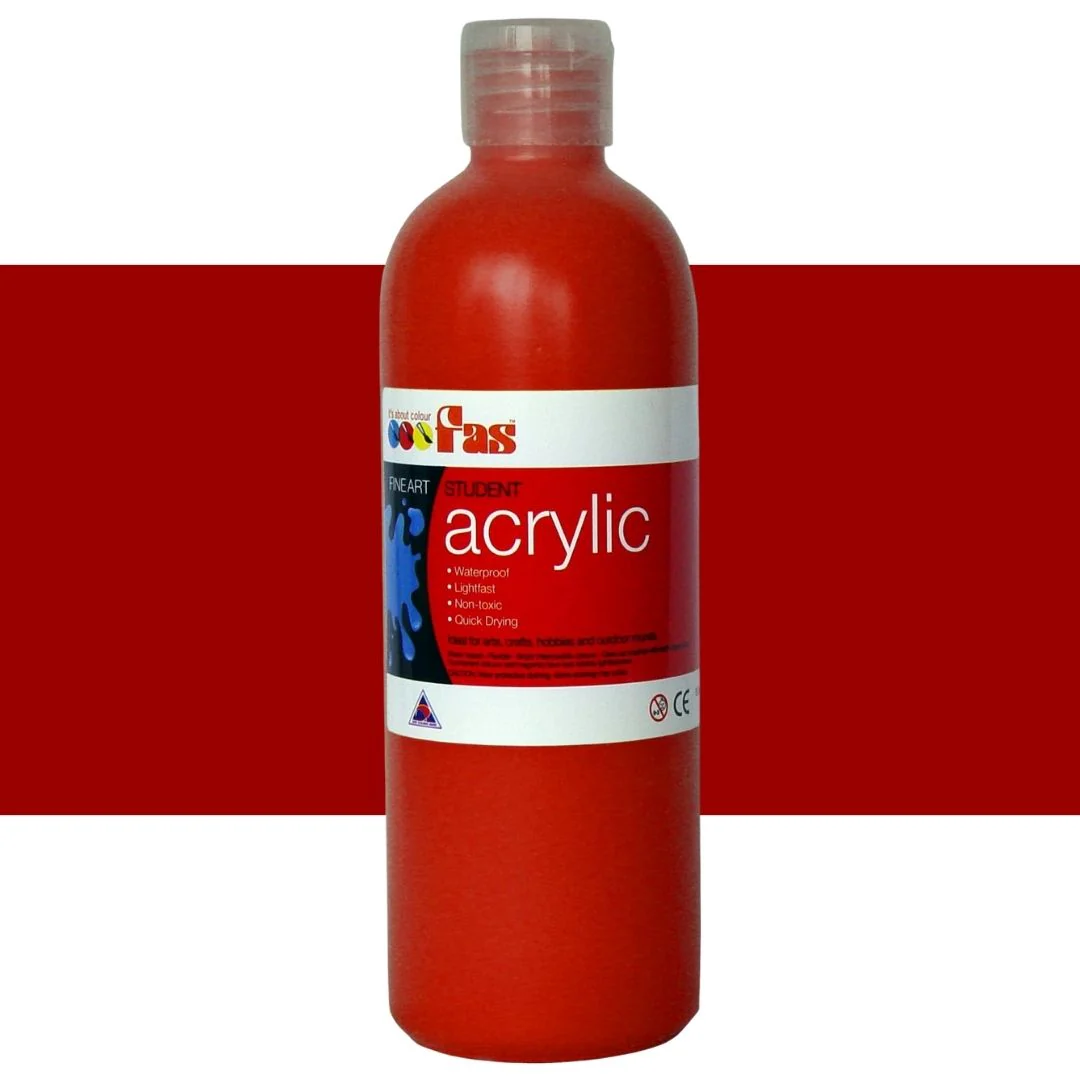 Fas Student Acrylic Paint 500ml - Image 8